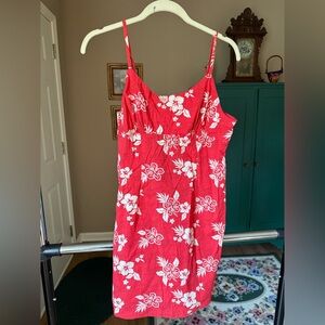 Wild Fable Red Floral Slip Dress